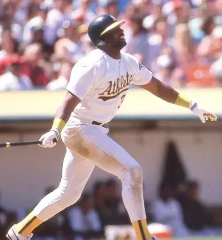 DAVE PARKER Oakland Athletics 1989 Home Majestic Baseball Throwback Jersey 