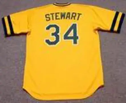 DAVE STEWART Oakland Athletics 1986 Majestic Cooperstown Throwback Baseball Jersey 