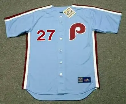 AARON NOLA Philadelphia Phillies 1980’s Majestic Throwback Away Baseball Jersey