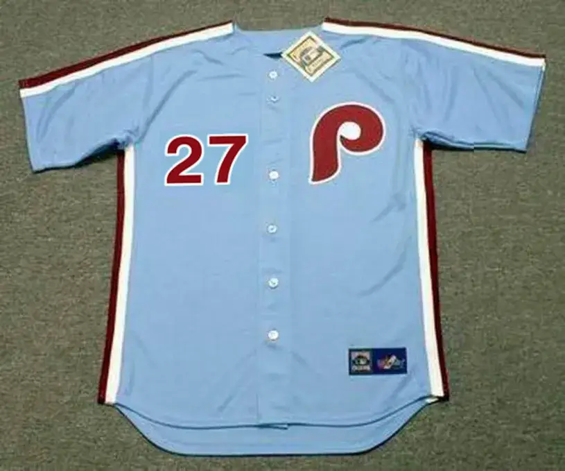 AARON NOLA Philadelphia Phillies 1980’s Majestic Throwback Away Baseball Jersey