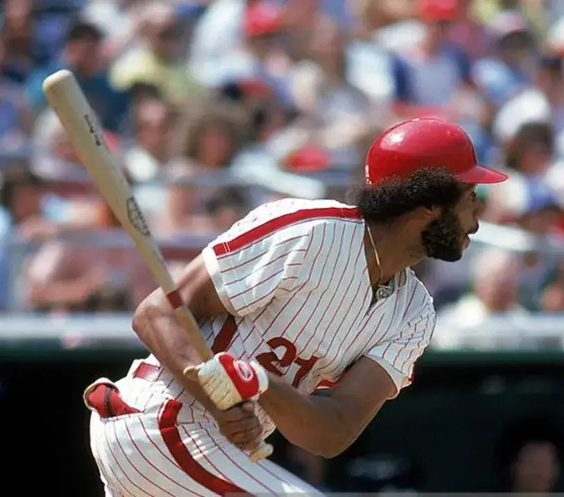 BAKE McBRIDE Philadelphia Phillies 1979 Majestic Cooperstown Throwback Jersey 
