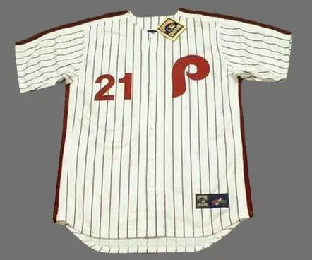 BAKE McBRIDE Philadelphia Phillies 1980 Majestic Cooperstown Throwback Home Baseball Jersey