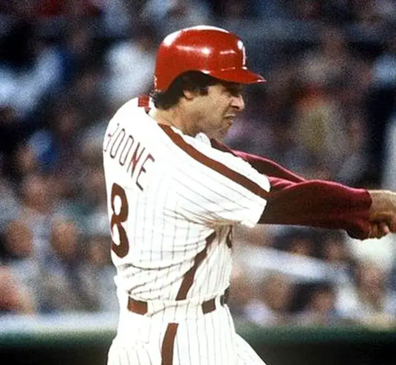 BOB BOONE Philadelphia Phillies 1979 Majestic Cooperstown Throwback Jersey 