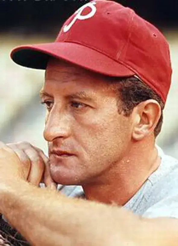 BOB UECKER Philadelphia Phillies 1966 Home Majestic Throwback Baseball Jersey 