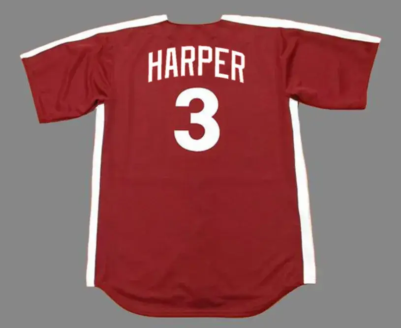 BRYCE HARPER Philadelphia Phillies 1979 Majestic Throwback Baseball Jersey 
