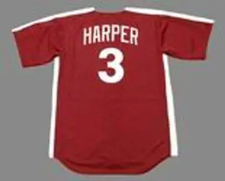 BRYCE HARPER Philadelphia Phillies 1979 Majestic Throwback Baseball Jersey 