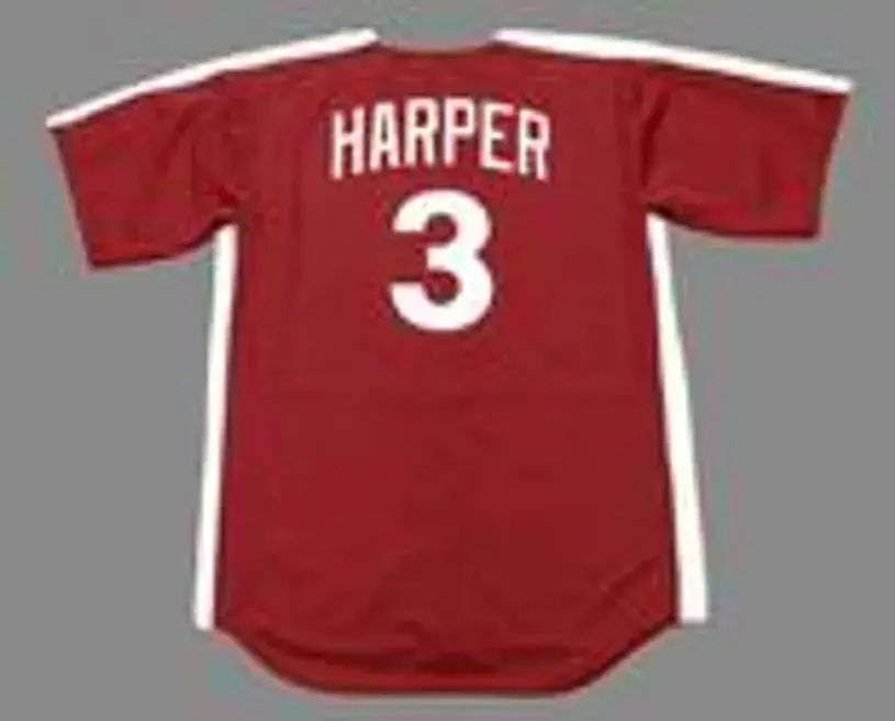 BRYCE HARPER Philadelphia Phillies 1979 Majestic Throwback Baseball Jersey 