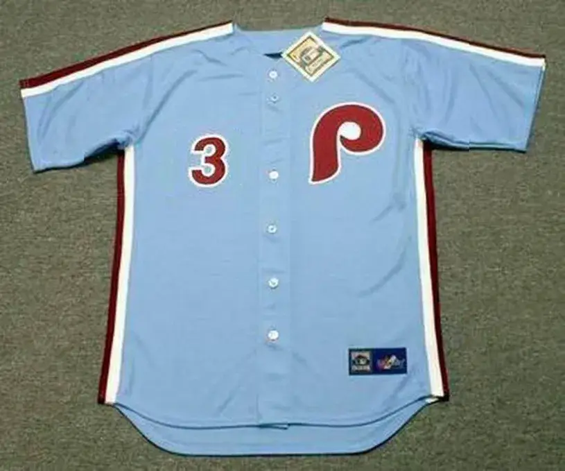 BRYCE HARPER Philadelphia Phillies 1980’s Majestic Throwback Away Baseball Jersey
