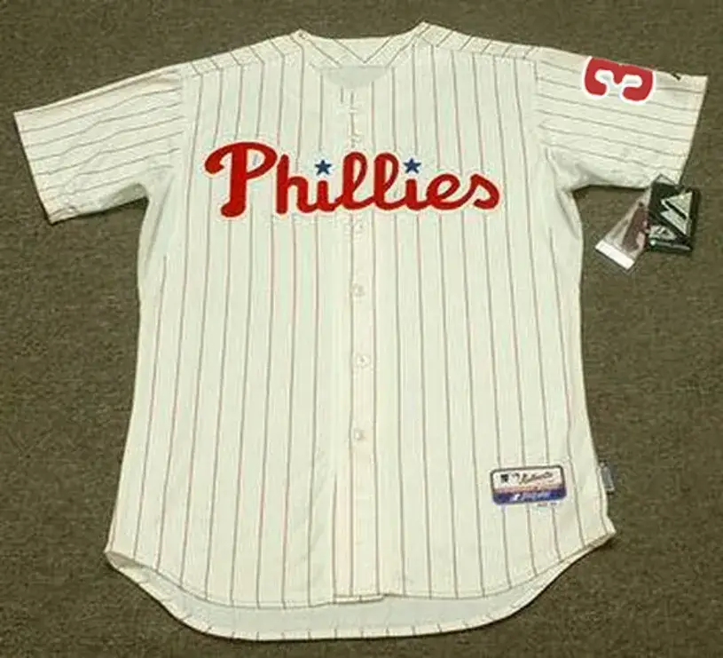 BRYCE HARPER Philadelphia Phillies Majestic Home “Cool Base” Authentic Baseball Jersey