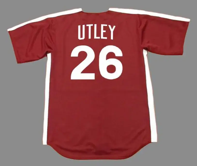 CHASE UTLEY Philadelphia Phillies 1979 Majestic Cooperstown Throwback Jersey 