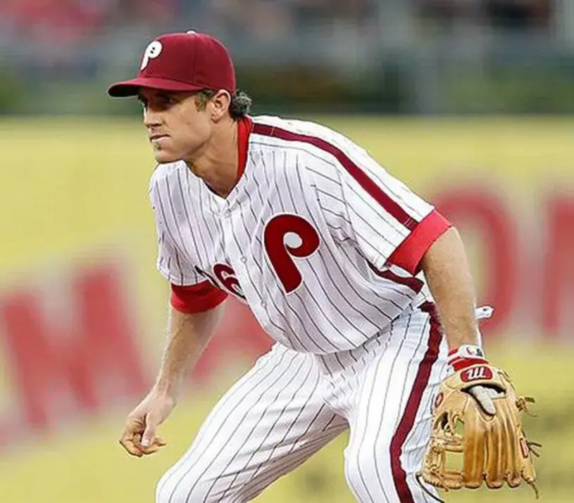 CHASE UTLEY Philadelphia Phillies 1980’s Majestic Cooperstown Throwback Home Baseball Jersey 