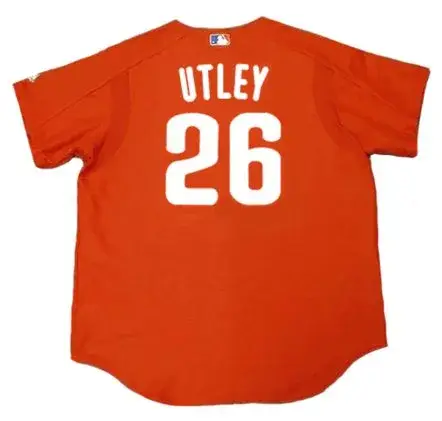CHASE UTLEY Philadelphia Phillies 2003 Majestic Authentic Throwback Baseball Jersey 