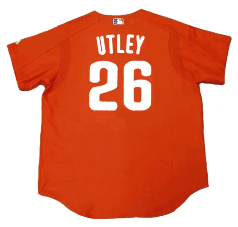 CHASE UTLEY Philadelphia Phillies 2003 Majestic Authentic Throwback Baseball Jersey 