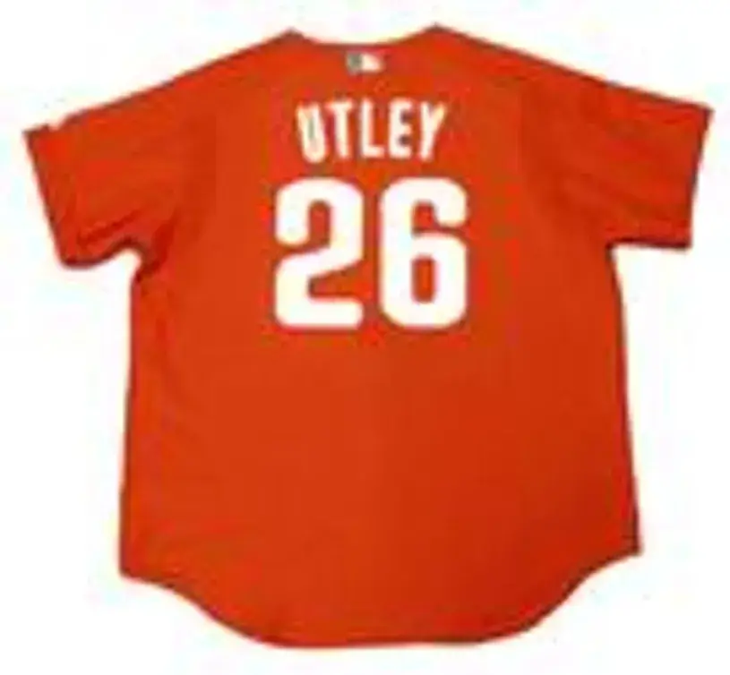 CHASE UTLEY Philadelphia Phillies 2003 Majestic Authentic Throwback Baseball Jersey 