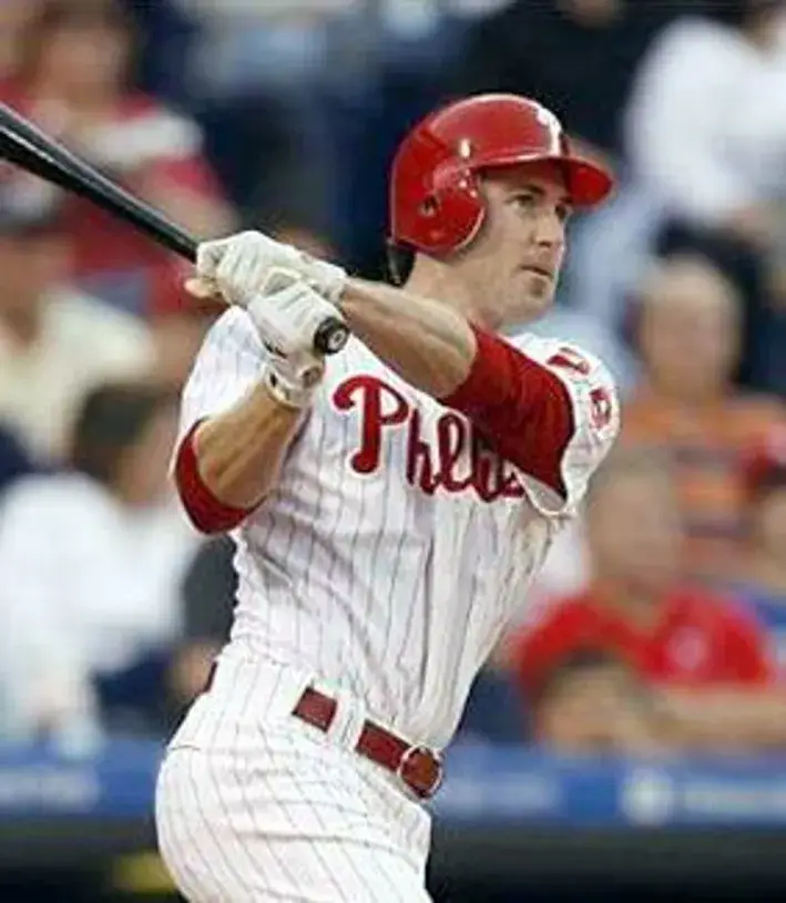 CHASE UTLEY Philadelphia Phillies 2006 Majestic Throwback Home Baseball Jersey 