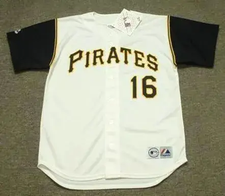AL OLIVER Pittsburgh Pirates 1969 Majestic Throwback Home Baseball Jersey