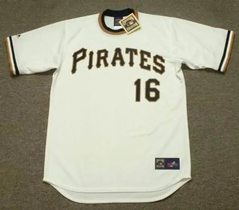AL OLIVER Pittsburgh Pirates 1971 Majestic Cooperstown Throwback Baseball Jersey