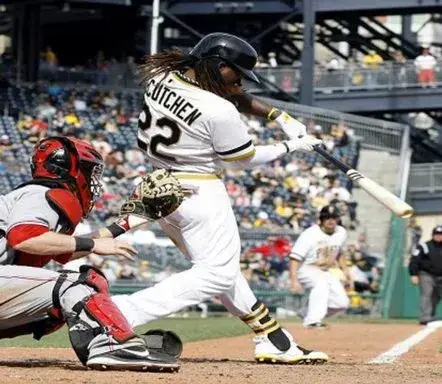 ANDREW McCUTCHEN Pittsburgh Pirates 1970’s Majestic Cooperstown Baseball Jersey 