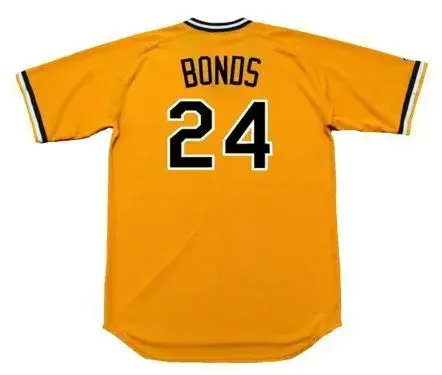 BARRY BONDS Pittsburgh Pirates Majestic Cooperstown Home Baseball Jersey 