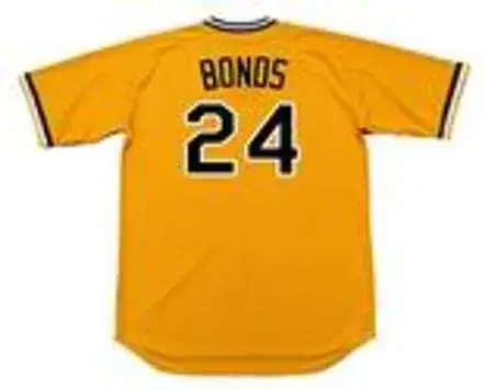 BARRY BONDS Pittsburgh Pirates Majestic Cooperstown Home Baseball Jersey 