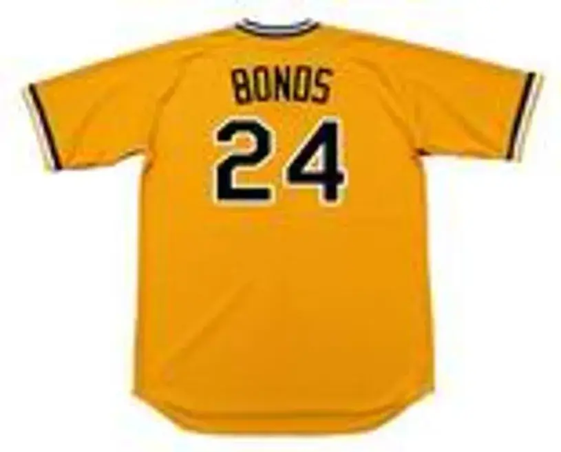 BARRY BONDS Pittsburgh Pirates Majestic Cooperstown Home Baseball Jersey 