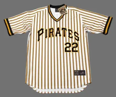 BERT BLYLEVEN Pittsburgh Pirates 1978 Home Majestic Throwback Baseball Jersey