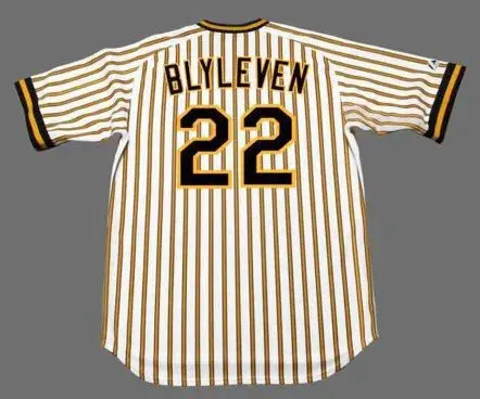 BERT BLYLEVEN Pittsburgh Pirates 1978 Home Majestic Throwback Baseball Jersey 