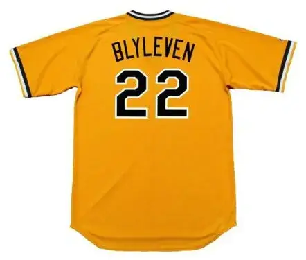 BERT BLYLEVEN Pittsburgh Pirates 1979 Home Majestic Throwback Baseball Jersey 