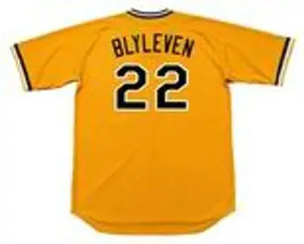 BERT BLYLEVEN Pittsburgh Pirates 1979 Home Majestic Throwback Baseball Jersey 