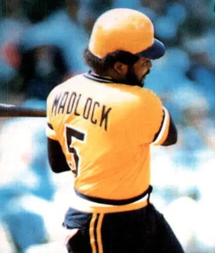 BILL MADLOCK Pittsburgh Pirates 1979 Majestic Cooperstown Home Baseball Jersey 