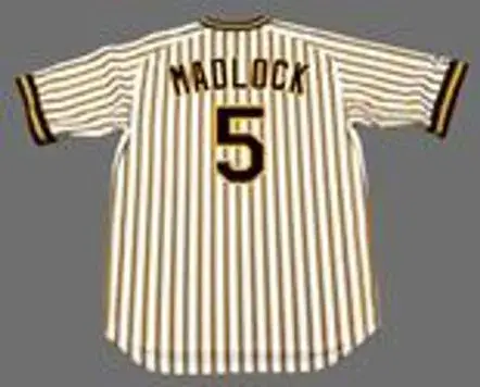 BILL MADLOCK Pittsburgh Pirates 1979 Majestic Cooperstown Throwback Baseball Jersey 