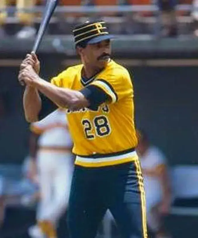 BILL ROBINSON Pittsburgh Pirates 1979 Majestic Cooperstown Home Baseball Jersey 
