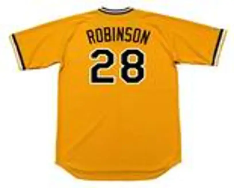 BILL ROBINSON Pittsburgh Pirates 1979 Majestic Cooperstown Home Baseball Jersey 