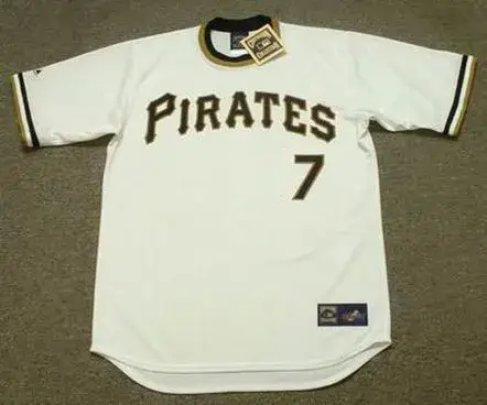 BOB ROBERTSON Pittsburgh Pirates 1971 Home Majestic Baseball Throwback Jersey 