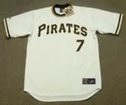 BOB ROBERTSON Pittsburgh Pirates 1971 Home Majestic Baseball Throwback Jersey 