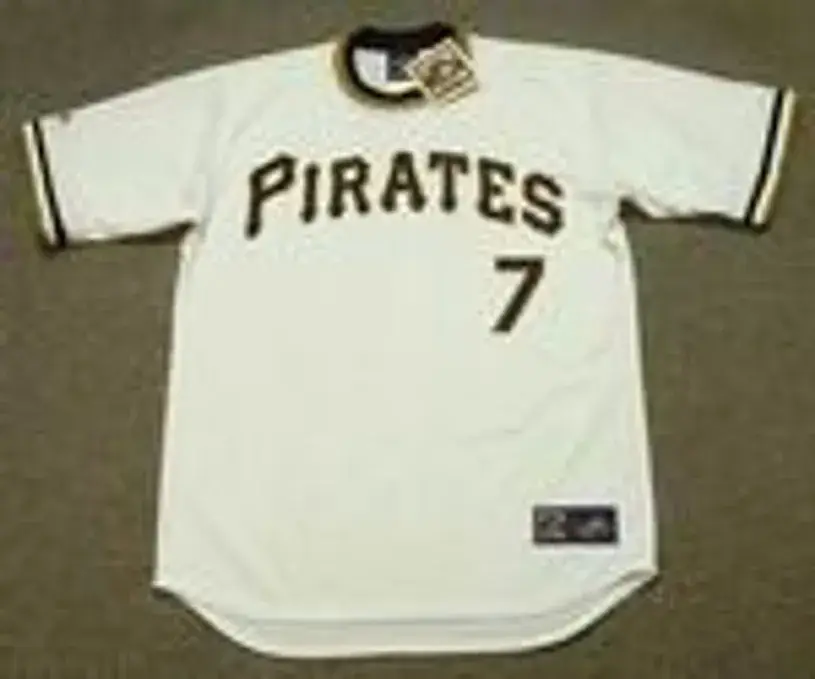 BOB ROBERTSON Pittsburgh Pirates 1971 Home Majestic Baseball Throwback Jersey 