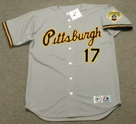 BOB WALK Pittsburgh Pirates 1992 Majestic Throwback Away Baseball Jersey