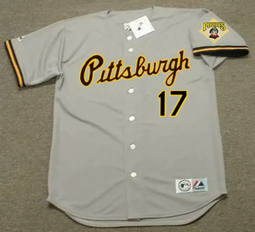 BOB WALK Pittsburgh Pirates 1992 Majestic Throwback Away Baseball Jersey