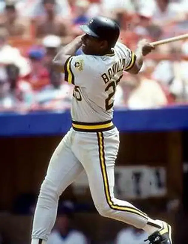 BOBBY BONILLA Pittsburgh Pirates 1990 Majestic Throwback Away Baseball Jersey 
