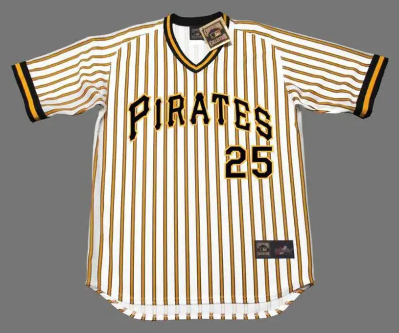 BRUCE KISON Pittsburgh Pirates 1978 Majestic Cooperstown Home Baseball Jersey