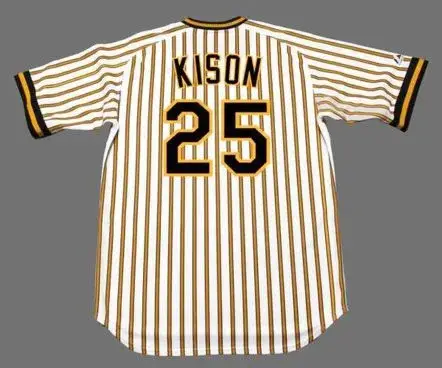 BRUCE KISON Pittsburgh Pirates 1978 Majestic Cooperstown Home Baseball Jersey 