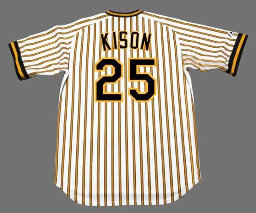 BRUCE KISON Pittsburgh Pirates 1978 Majestic Cooperstown Home Baseball Jersey 