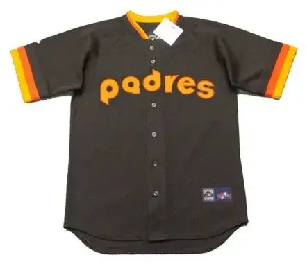 ALAN WIGGINS San Diego Padres 1984 Away Majestic Throwback Baseball Jersey