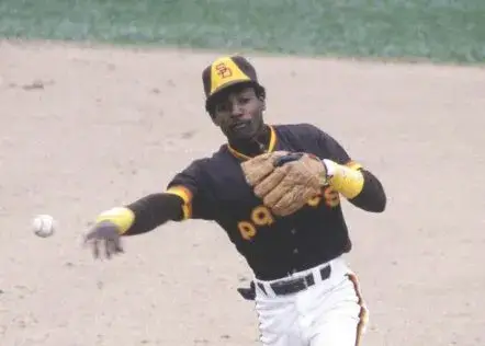 ALAN WIGGINS San Diego Padres 1984 Away Majestic Throwback Baseball Jersey 