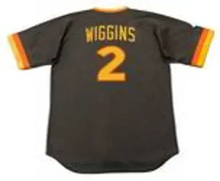 ALAN WIGGINS San Diego Padres 1984 Away Majestic Throwback Baseball Jersey 