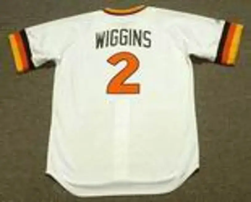 ALAN WIGGINS San Diego Padres 1984 Home Majestic Throwback Baseball Jersey 