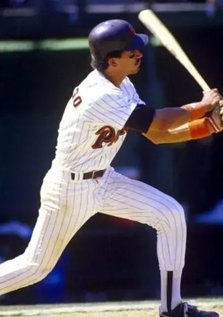BENITO SANTIAGO San Diego Padres 1987 Home Majestic Throwback  Baseball Jersey 