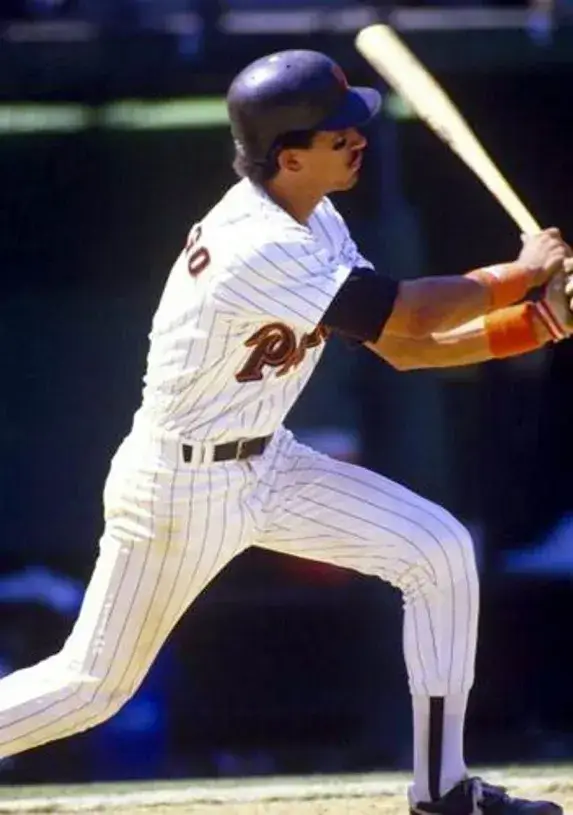 BENITO SANTIAGO San Diego Padres 1987 Home Majestic Throwback  Baseball Jersey 