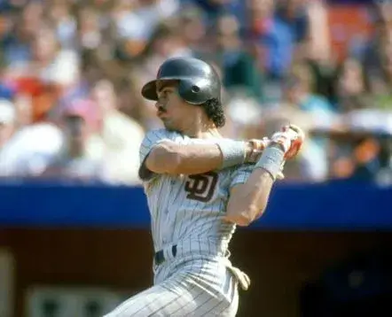 BENITO SANTIAGO San Diego Padres 1989 Away Majestic Throwback Baseball Jersey 