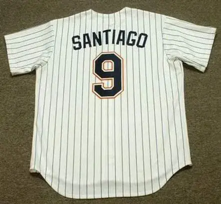 BENITO SANTIAGO San Diego Padres 1991 Home Majestic Throwback Baseball Jersey 